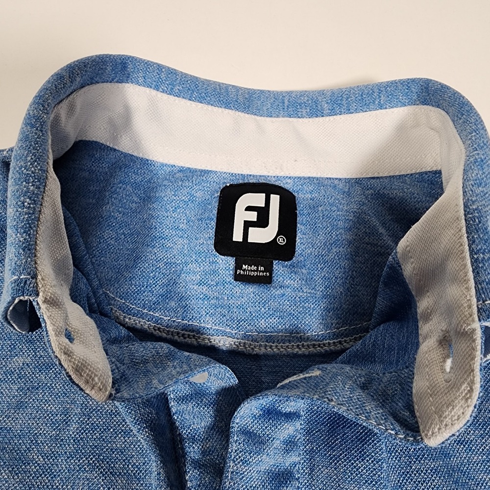 FootJoy Chateau Elan Golf Club Short Sleeve Polo Front Pocket Men's (XL) - Picture 2 of 9